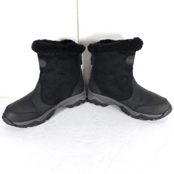The North Face Women's Primaloft Waterproof US6,5 Black Suede Winter Boots