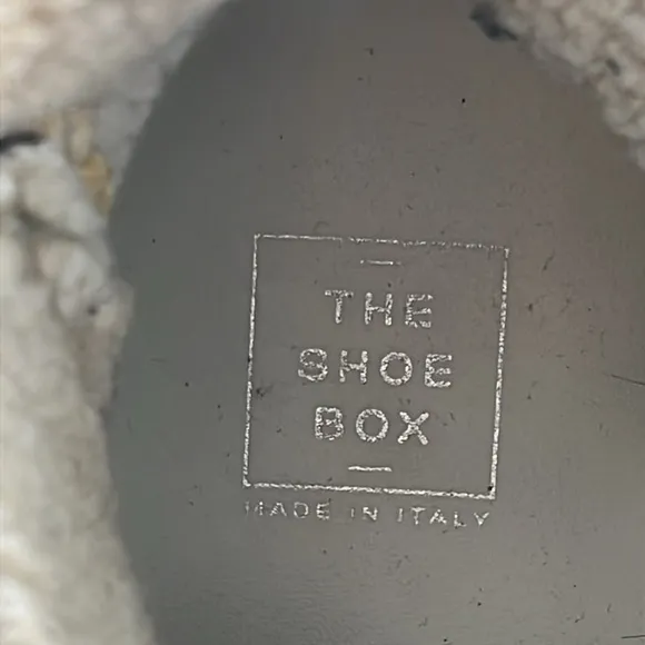 THE SHOE BOX Women's Genuine Suede and Shearling Lined Black Ankle Strap Shoes