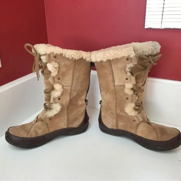 The North Face Abbey III Lace Up Suede Boots (7)