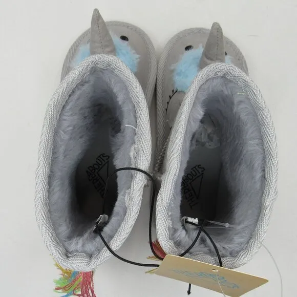 Thereabouts Little Girls Unicorn Quinn Flat Heel Winter Boots Toddler Size 9