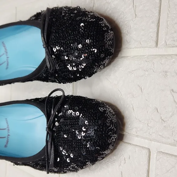 Thierry rabotin sequined leather ballet flat shoes, NEW size 6.5