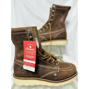 THOROGOOD AMERICAN HERITAGE MOC &amp; STEEL TOE EH WORK BOOTS 9D NWOB