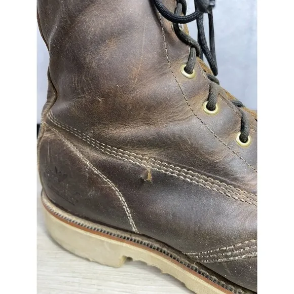 Thorogood Men's 8&quot; Steel Toe Work Boots Size 11 D