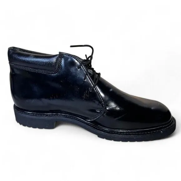 Thorogood Uniform Classic Style Leather Polishable Boots Black Men's 7.5 EE