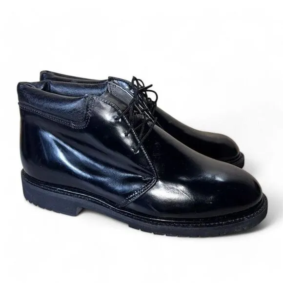 Thorogood Uniform Classic Style Leather Polishable Boots Black Men's 7.5 EE