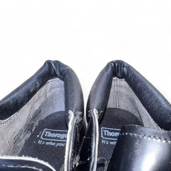 Thorogood Uniform Classic Style Leather Polishable Boots Black Men's 7.5 EE