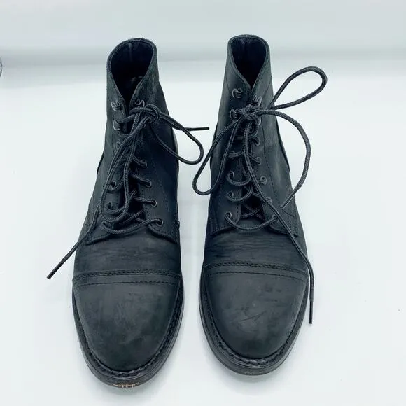 Thursday Boot Co. Captain Boots in Black Matte
