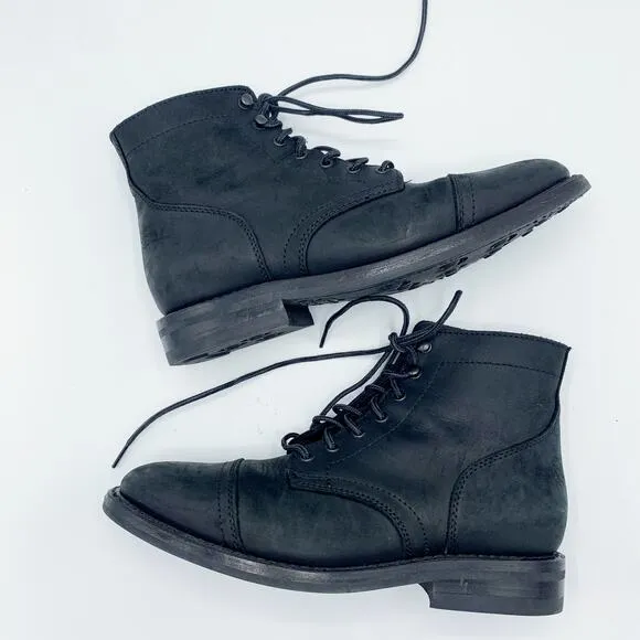 Thursday Boot Co. Captain Boots in Black Matte