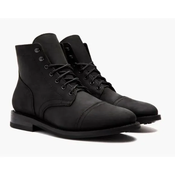 Thursday Boot Co. Captain Boots in Black Matte