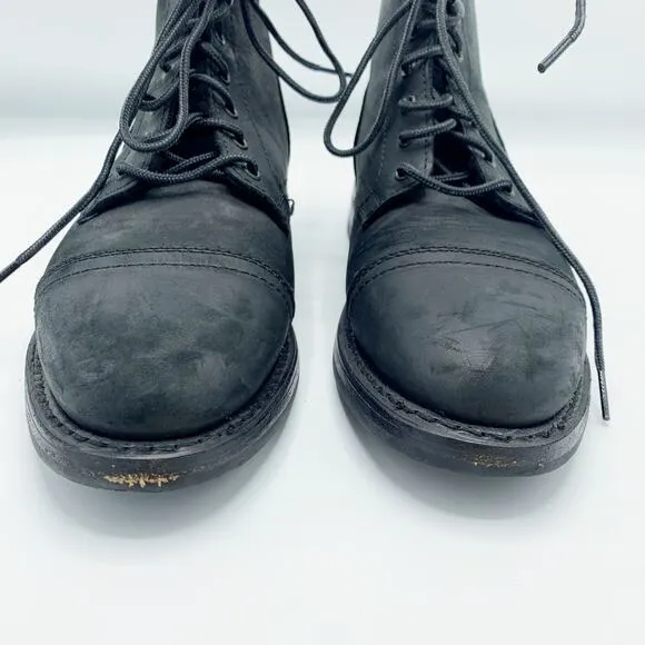 Thursday Boot Co. Captain Boots in Black Matte
