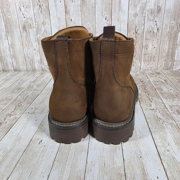 Thursday Boots Everyday Leather Ankle Boots Lace Up Brown Work Boots 10