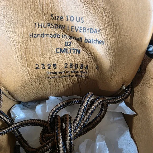 Thursday Boots Everyday Leather Ankle Boots Lace Up Brown Work Boots 10