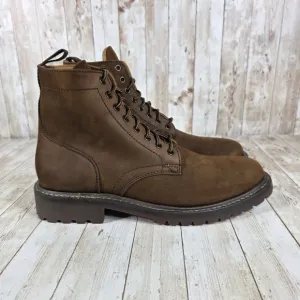 Thursday Boots Everyday Leather Ankle Boots Lace Up Brown Work Boots 10