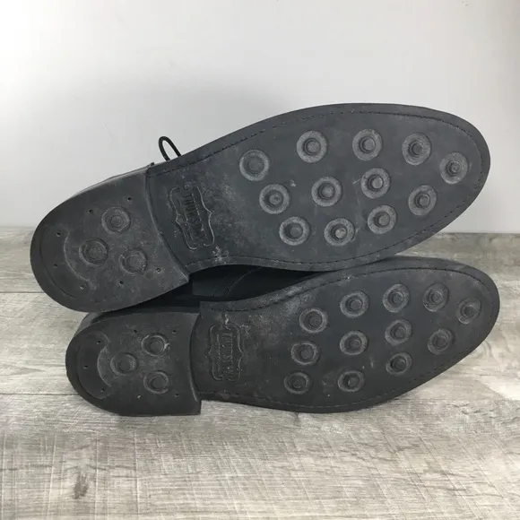 Thursday Boots Hero Lace-Up Chukka Black Leather Work Mens Dress Boots Size 12