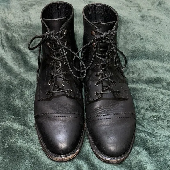 Thursday Everyday “Captain” Black Leather Boots EUC Men’s 9.5 $225
