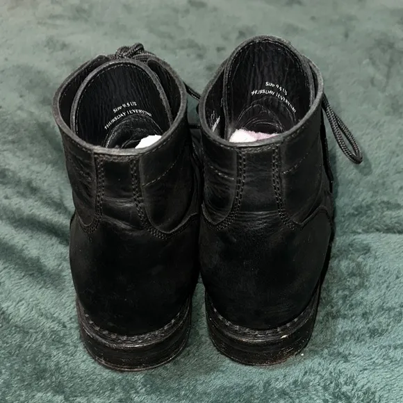 Thursday Everyday “Captain” Black Leather Boots EUC Men’s 9.5 $225