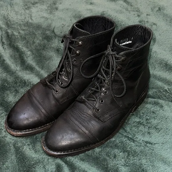 Thursday Everyday “Captain” Black Leather Boots EUC Men’s 9.5 $225