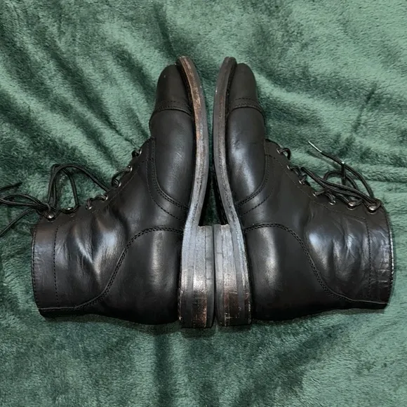 Thursday Everyday “Captain” Black Leather Boots EUC Men’s 9.5 $225