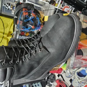 Timberland Black Boots Durable High-Top Design