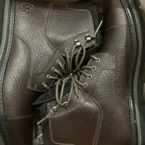 Timberland Brown Leather Boots Classic Durable Design
