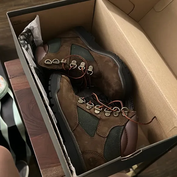 Timberland Dark Brown Leather Boots