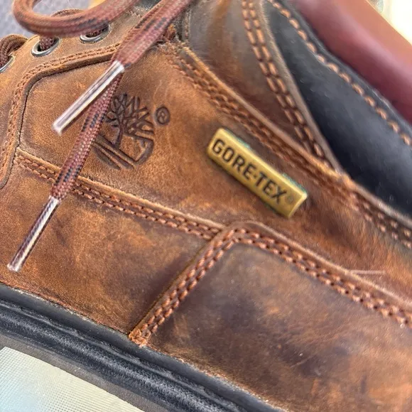 Timberland Gore-Tex Leather Hiking Shoes Men’s 10.5M Brown