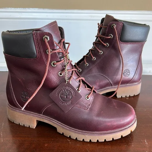 Timberland Jayne 6” Burgundy  Boots