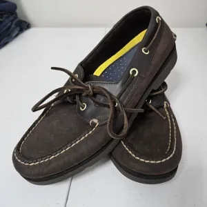 Timberland Leather Boat Shoes Men's Size 9.5M Brown Casual Preppy VGUC
