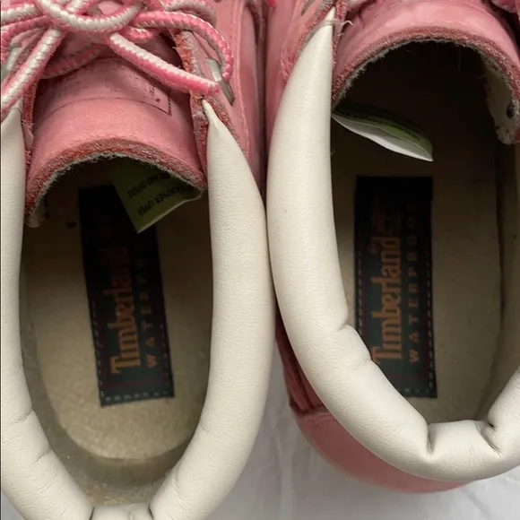 Timberland Nellie pink leather chukka boots 8.5