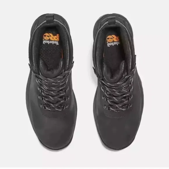 Timberland Pro Men 7.5 Blackout Steel Toe Waterproof Work Hike Boot 122024
