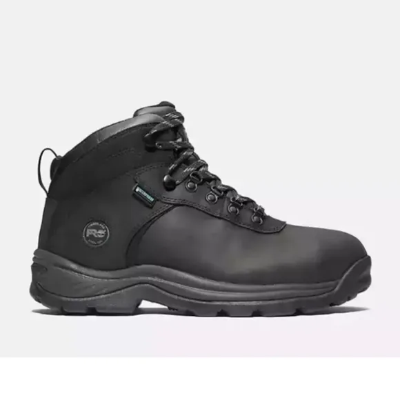 Timberland Pro Men 7.5 Blackout Steel Toe Waterproof Work Hike Boot 122024