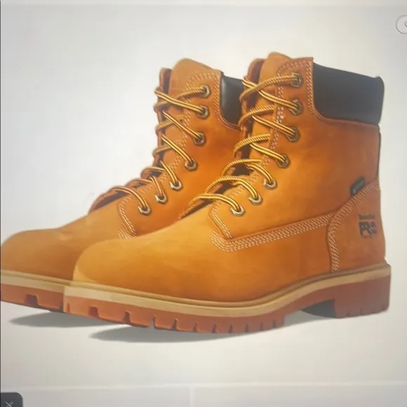 Timberland PRO Men's Tan Work Boots waterproof with Box new