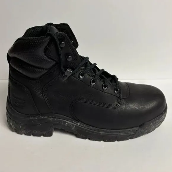 Timberland Pro Men’s Titan 6”, Alloy Toe Work Boots Black, Size 9 M