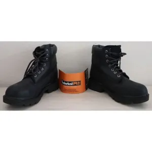 Timberland Pro Men's 6.5W Women's 8W Black Sawhorse Comp Toe 6&quot; Work Boots
