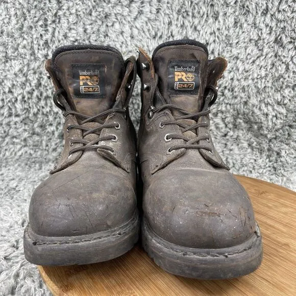 Timberland Pro Series Pit Boss 6&quot; Leather Work Boots Men's 11 W