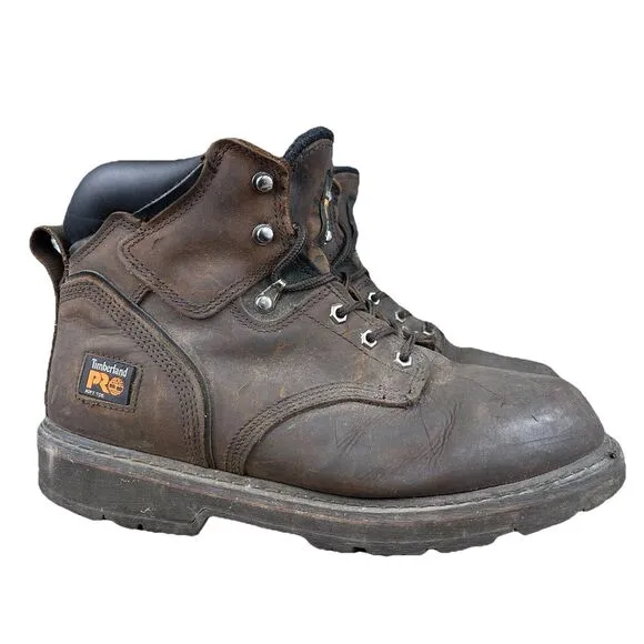Timberland Pro Series Pit Boss 6&quot; Leather Work Boots Men's 11 W