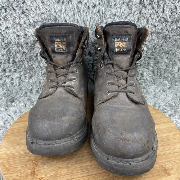 Timberland Pro Series Pit Boss 6&quot; Leather Work Boots Men's 11 W