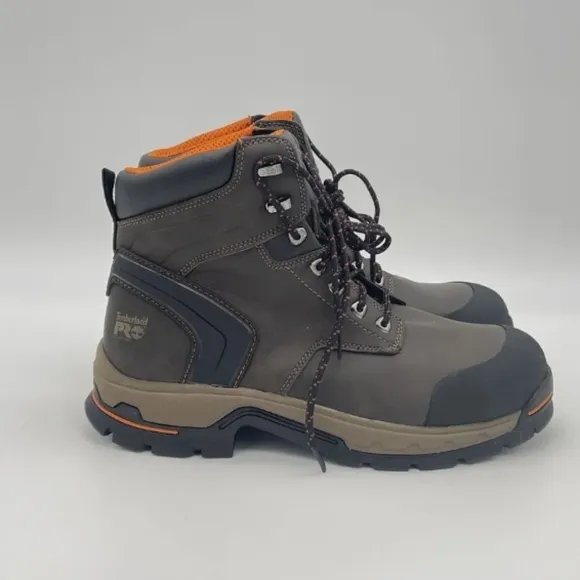 Timberland Pro Stockdale #A1216 Mens 6&quot; Alloy Safety Toe Work Boots NWOT