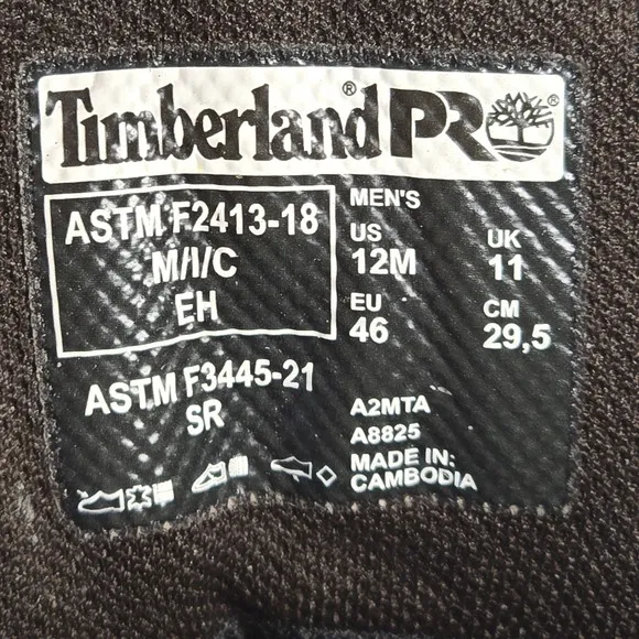 Timberland PRO Switchback LT Mens Size 12 Work Boots Composite Toe Outdoor