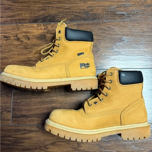 Timberland PRO Tan/Black Work Boots Rugged/Insulated and Waterproof Men Size 12