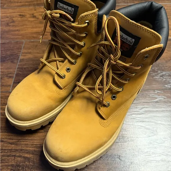Timberland PRO Tan/Black Work Boots Rugged/Insulated and Waterproof Men Size 12