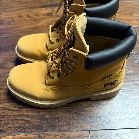 Timberland PRO Tan/Black Work Boots Rugged/Insulated and Waterproof Men Size 12
