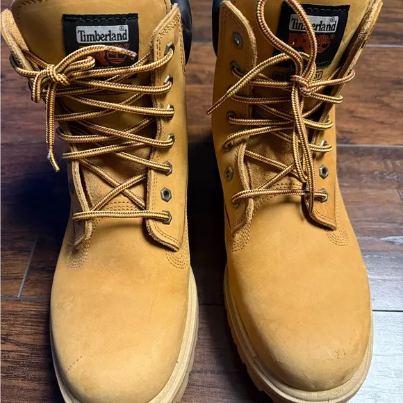 Timberland PRO Tan/Black Work Boots Rugged/Insulated and Waterproof Men Size 12