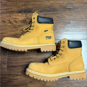 Timberland PRO Tan/Black Work Boots Rugged/Insulated and Waterproof Men Size 12