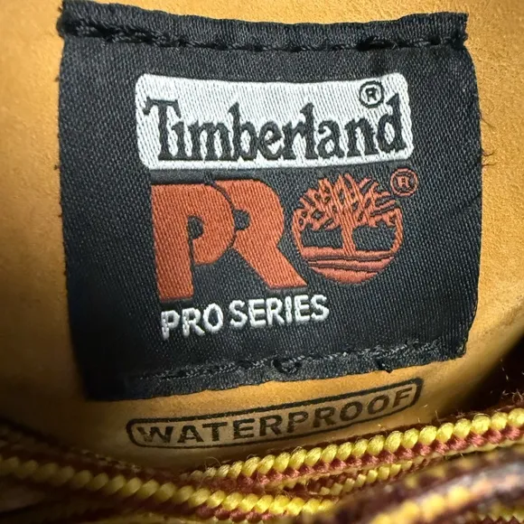 Timberland PRO Tan/Black Work Boots Rugged/Insulated and Waterproof Men Size 12