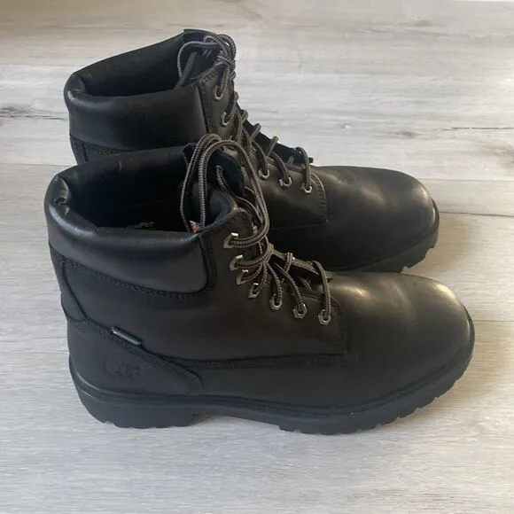 Timberland PRO Direct Attach Men's Waterproof 6-in. Work Boots 11.5 Blk NWOB