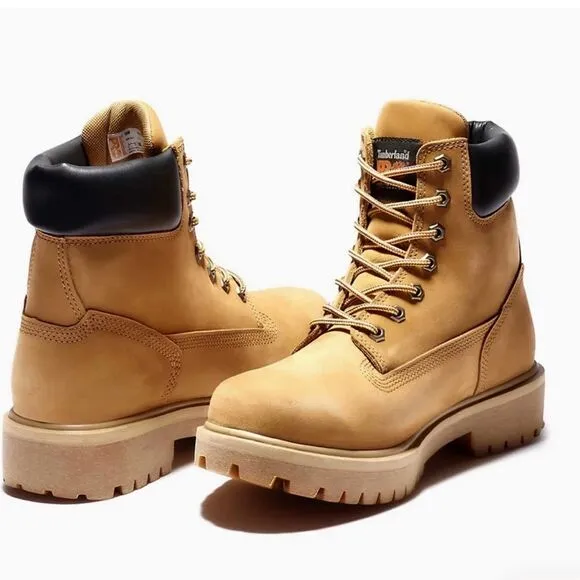 Timberland PRO Direct Attach Men's Waterproof 6-in. Work Boots 11.5 Blk NWOB