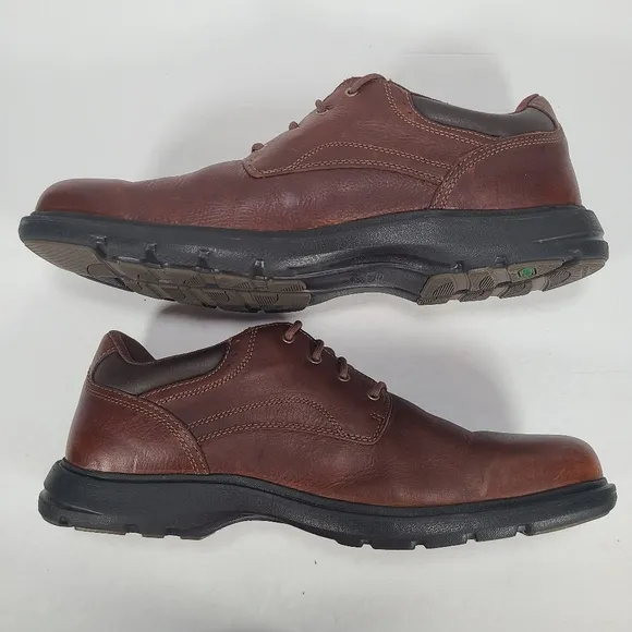 Timberland Richmont PT Oxford Brown Leather Lace Up Shoes Men Size 13
