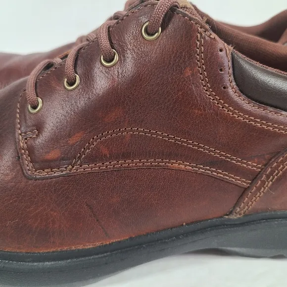 Timberland Richmont PT Oxford Brown Leather Lace Up Shoes Men Size 13