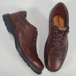 Timberland Richmont PT Oxford Brown Leather Lace Up Shoes Men Size 13